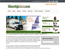 Tablet Screenshot of bluechipcare.com